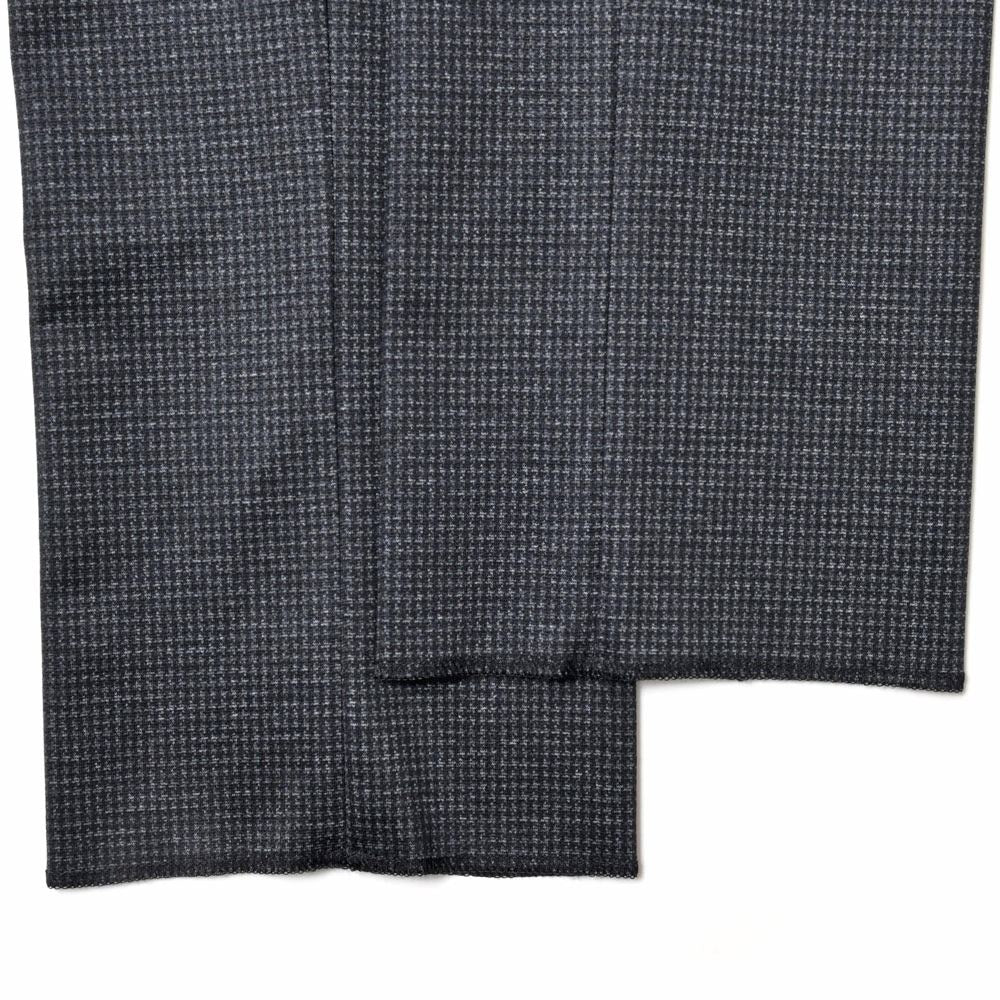 INCOTEX(インコテックス) SLIM FIT ウォッシャブルテクノウールジャージハウンドトゥーステーパードシャーリングパンツ 470-81560