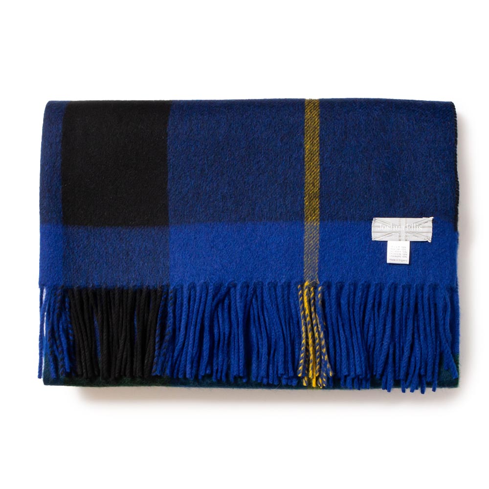 Joshua Ellis(ジョシュア エリス)<BR>タータンチェック カシミアストール Modern Tartan 70×190 CPG/60371