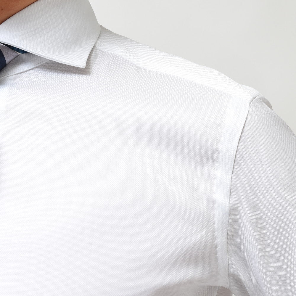 BARBA(バルバ) 406 コットンロイヤルオックスソリッドワイドカラーシャツ 487-81450