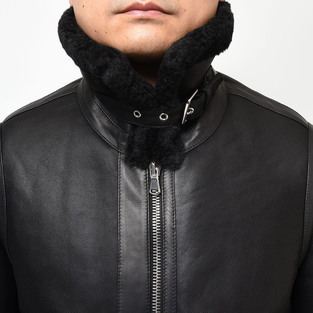 EMMETI エンメティ H AVIATOR アッカ アビエイター シープスキン ムートン 干場義雅別注 B-3 フライトジャケット