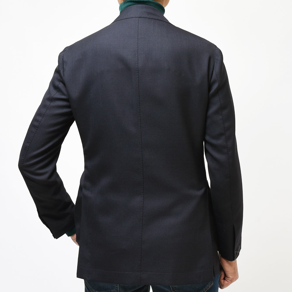 TITO ALLEGRETTO ティト アレグレット ヴァージンウール ホップサック ゴールドメタルボタン シングル3Bジャケット