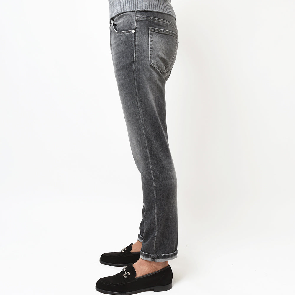 PT TORINO DENIM ピーティートリノデニム コットン ストレッチ ウォッシュド ブラックデニムパンツ REGGAE/TAPERED FIT