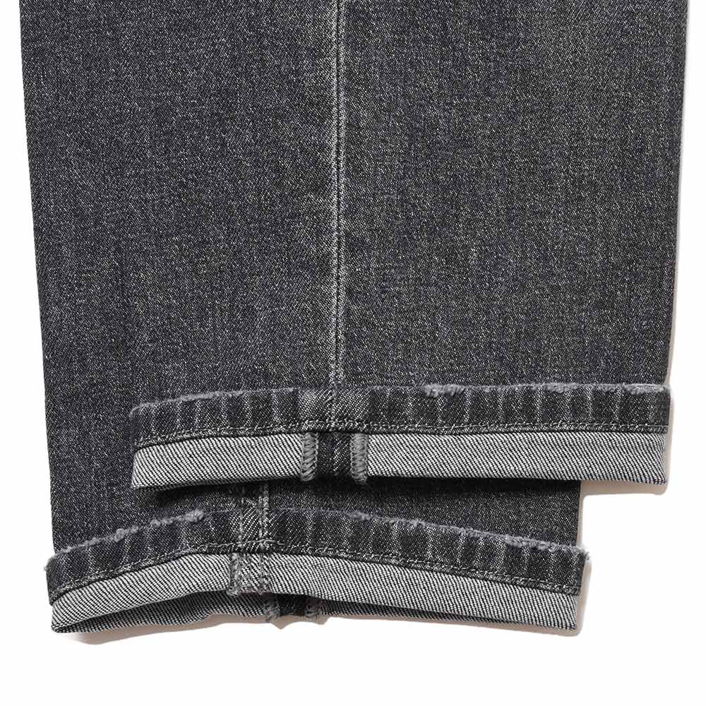 PT TORINO DENIM ピーティートリノデニム コットン ストレッチ ウォッシュド ブラックデニムパンツ REGGAE/TAPERED FIT