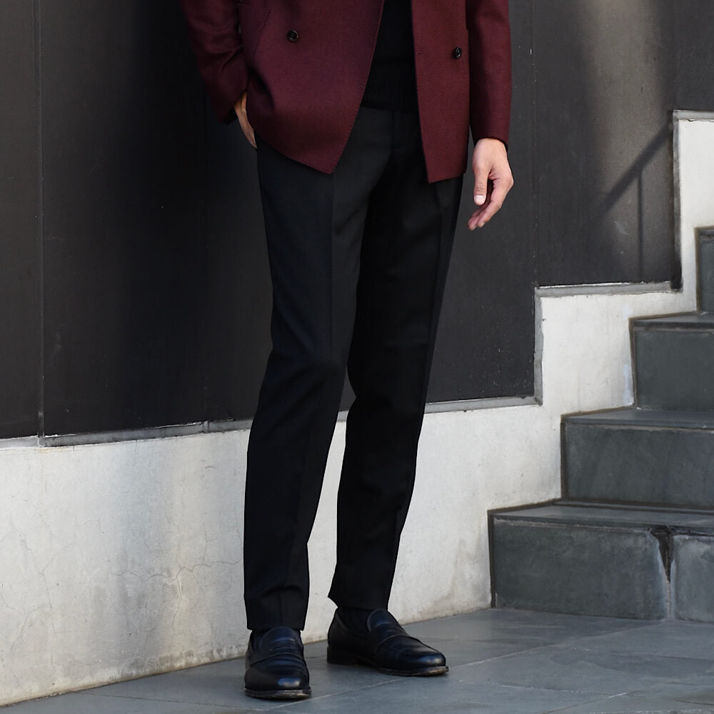 インコテックス / 【限定販売モデル】1プリーツ テクノフランネル パンツ/TAPERED FIT/1TS067-4536A