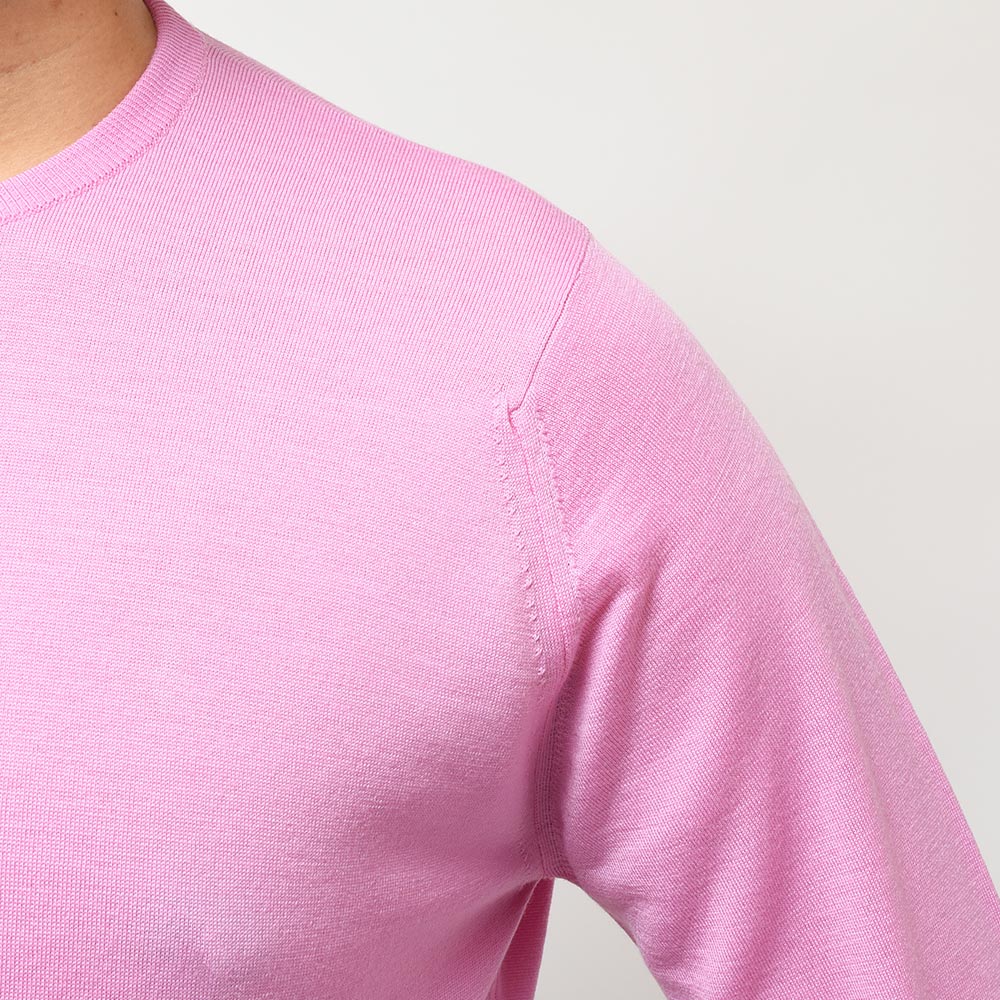 JOHN SMEDLEY ジョンスメドレー SCANLAN メリノウール 30ゲージ クルーネック ニット MODERN FIT