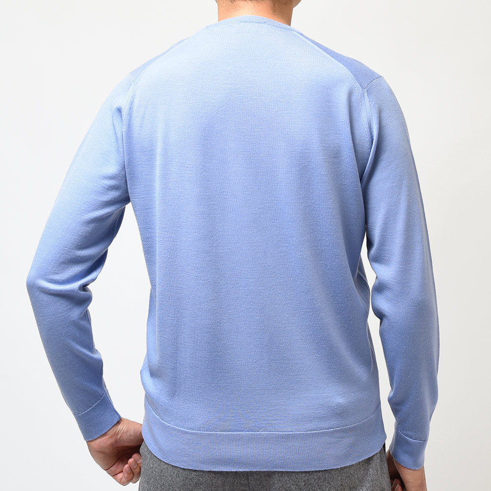 JOHN SMEDLEY ジョンスメドレー SCANLAN メリノウール 30ゲージ クルーネック ニット MODERN FIT