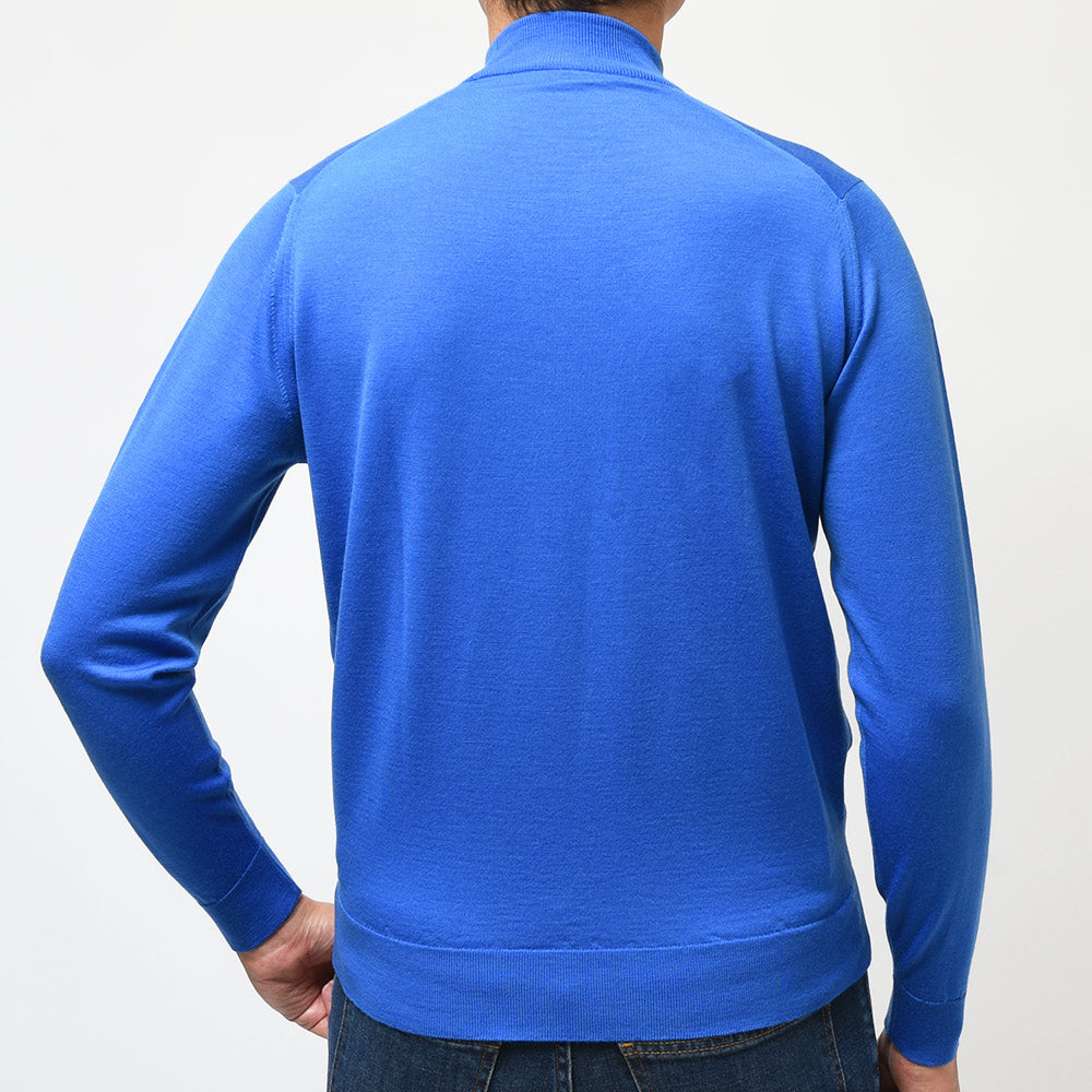 JOHN SMEDLEY ジョンスメドレー KILDAY メリノウール 30ゲージ モックネック ニット MODERN FIT