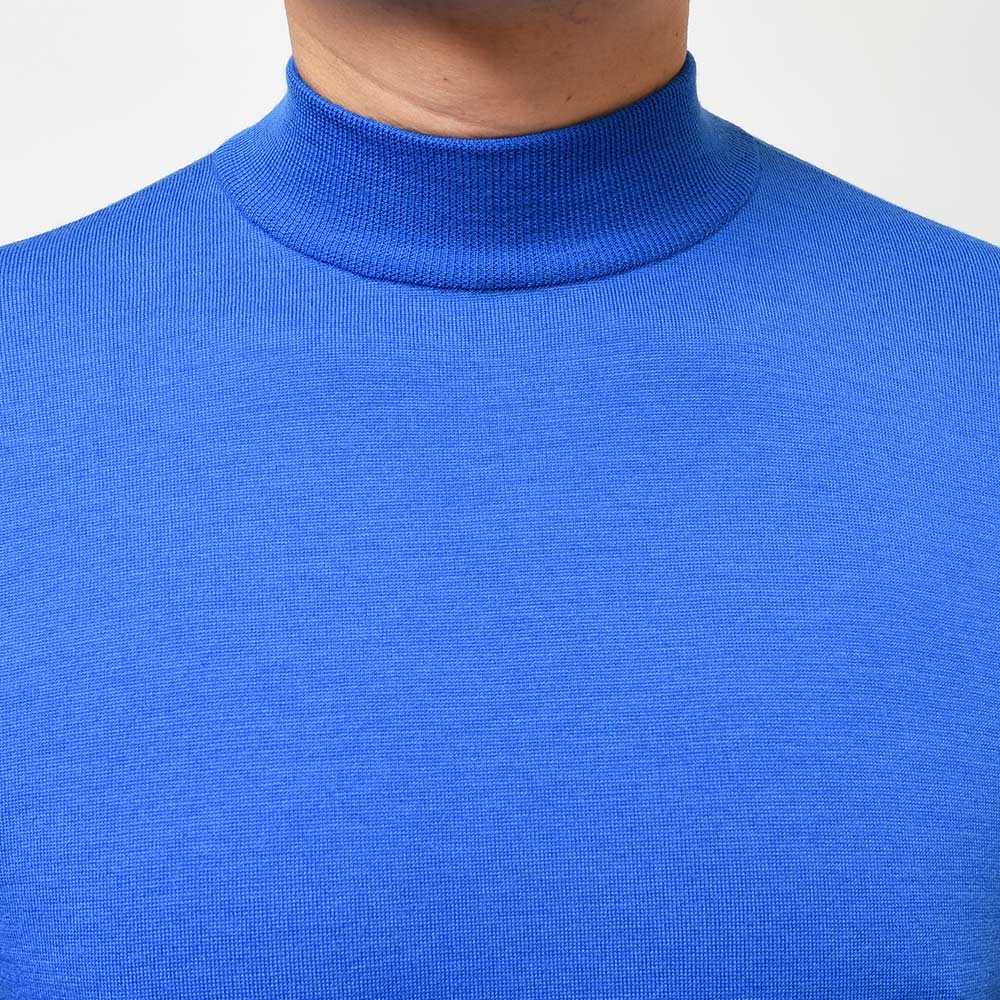 JOHN SMEDLEY ジョンスメドレー KILDAY メリノウール 30ゲージ モックネック ニット MODERN FIT