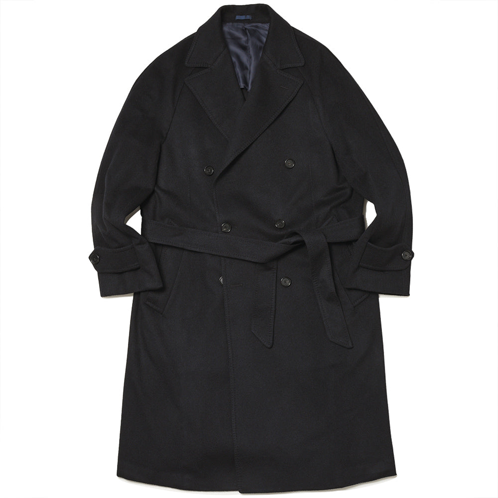 TITO ALLEGRETTO ティト アレグレット カシミヤ フランネル ベルテッド ダブル6Bコート