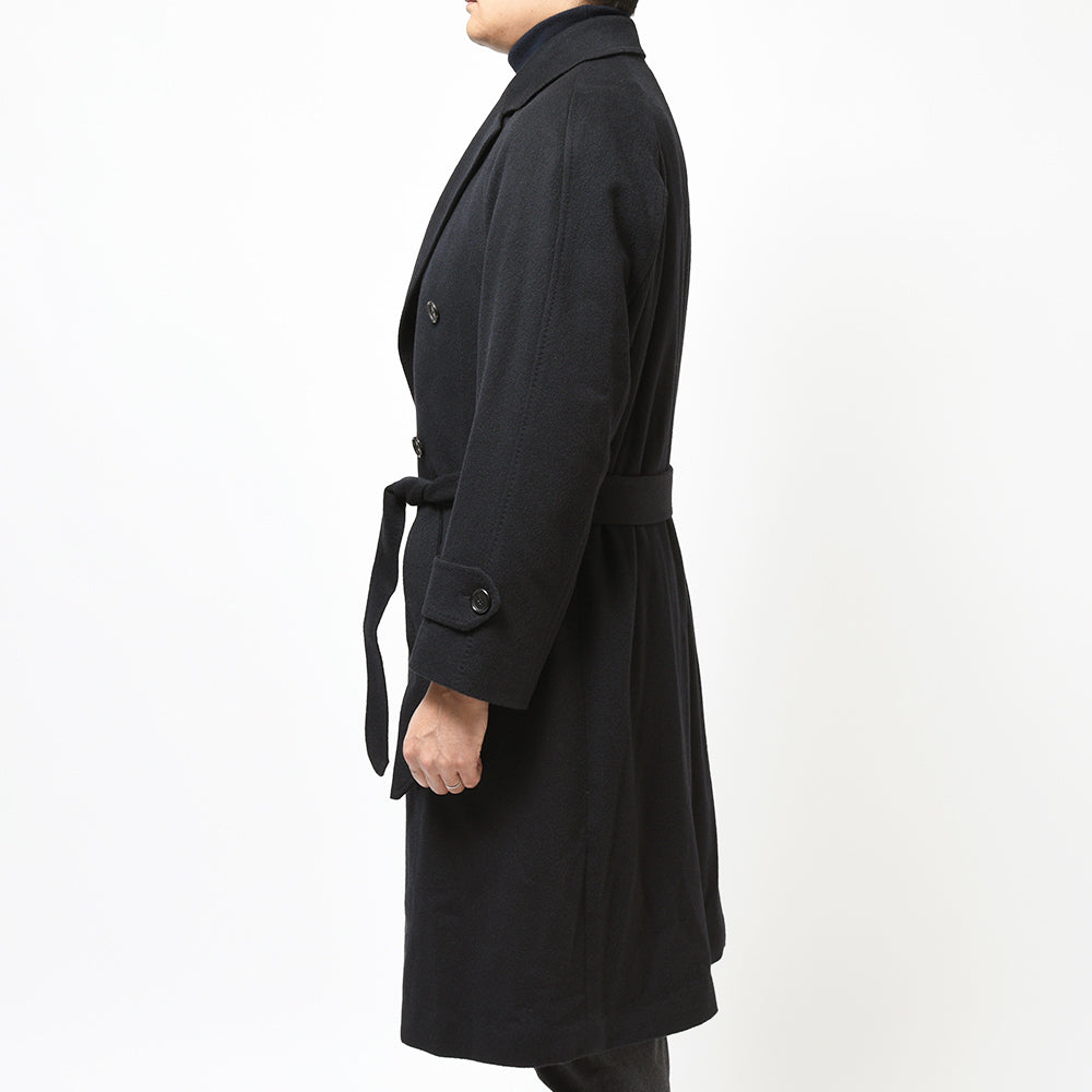 TITO ALLEGRETTO ティト アレグレット カシミヤ フランネル ベルテッド ダブル6Bコート