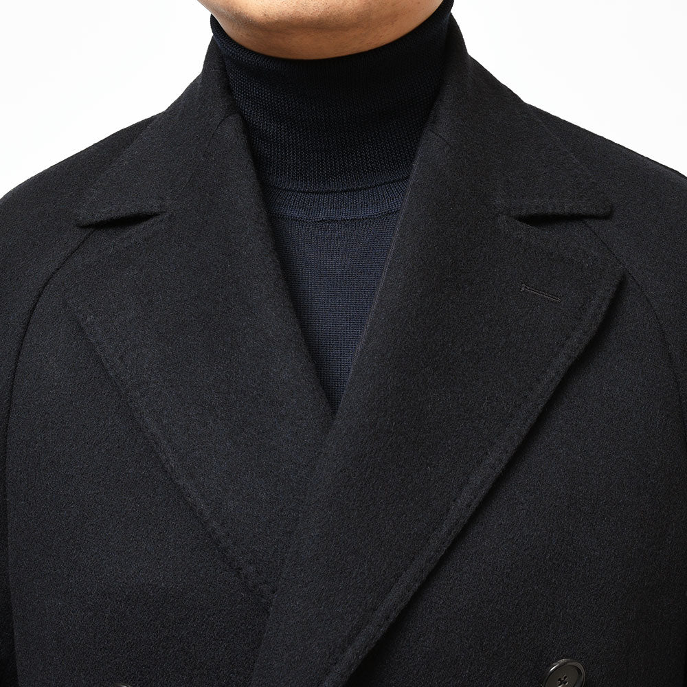 TITO ALLEGRETTO ティト アレグレット カシミヤ フランネル ベルテッド ダブル6Bコート