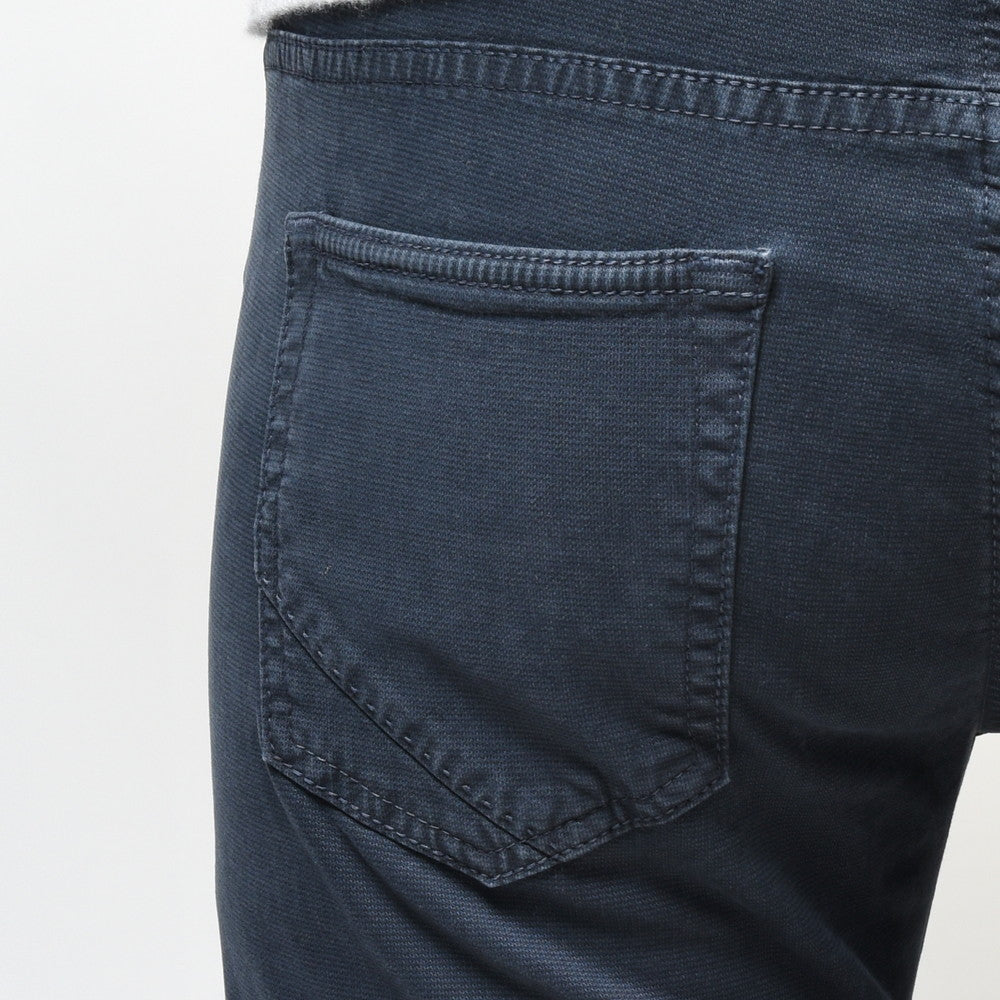INCOTEX BLUE DIVISION(インコテックス ブルーディヴィジョン) Slim Fit ガーメントダイコットンストレッチピケスリムテーパードパンツ 407-81500