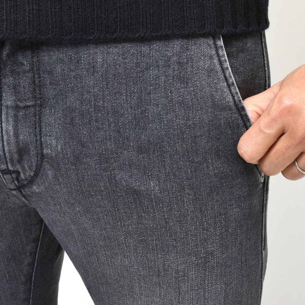 INCOTEX BLUE DIVISION(インコテックス ブルーディヴィジョン) Slim Fit ヴィンテージウォッシュスリムテーパードストレッチデニム(スラントポケット)407-81504