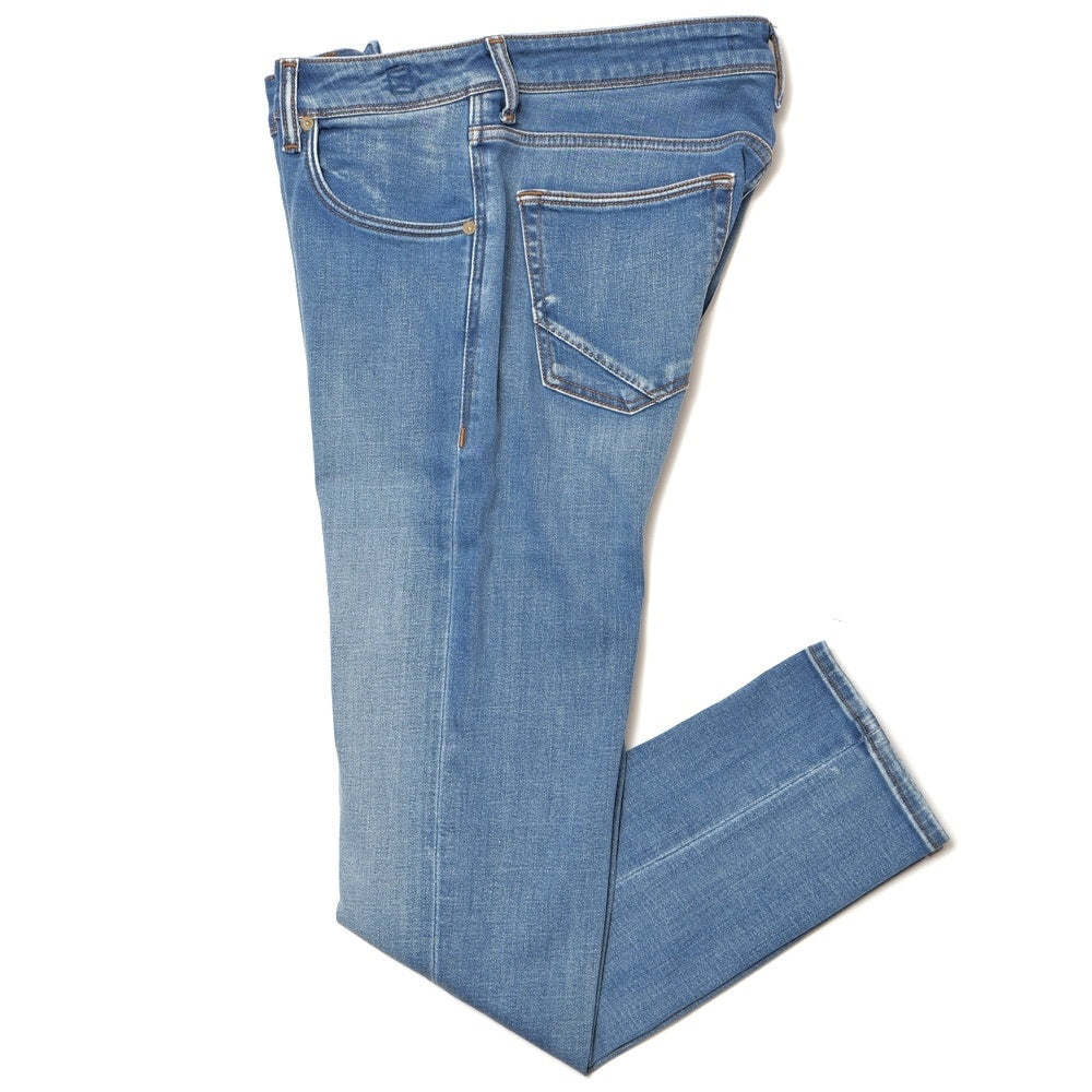 INCOTEX BLUE DIVISION(インコテックス ブルーディヴィジョン) Slim Fit ヴィンテージウォッシュスリムテーパードストレッチデニム 407-81574