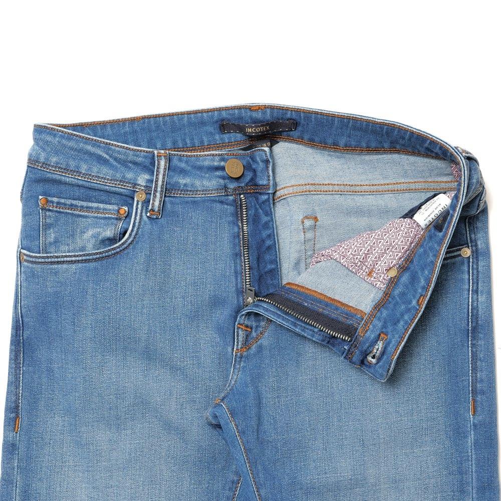 INCOTEX BLUE DIVISION(インコテックス ブルーディヴィジョン) Slim Fit ヴィンテージウォッシュスリムテーパードストレッチデニム 407-81574