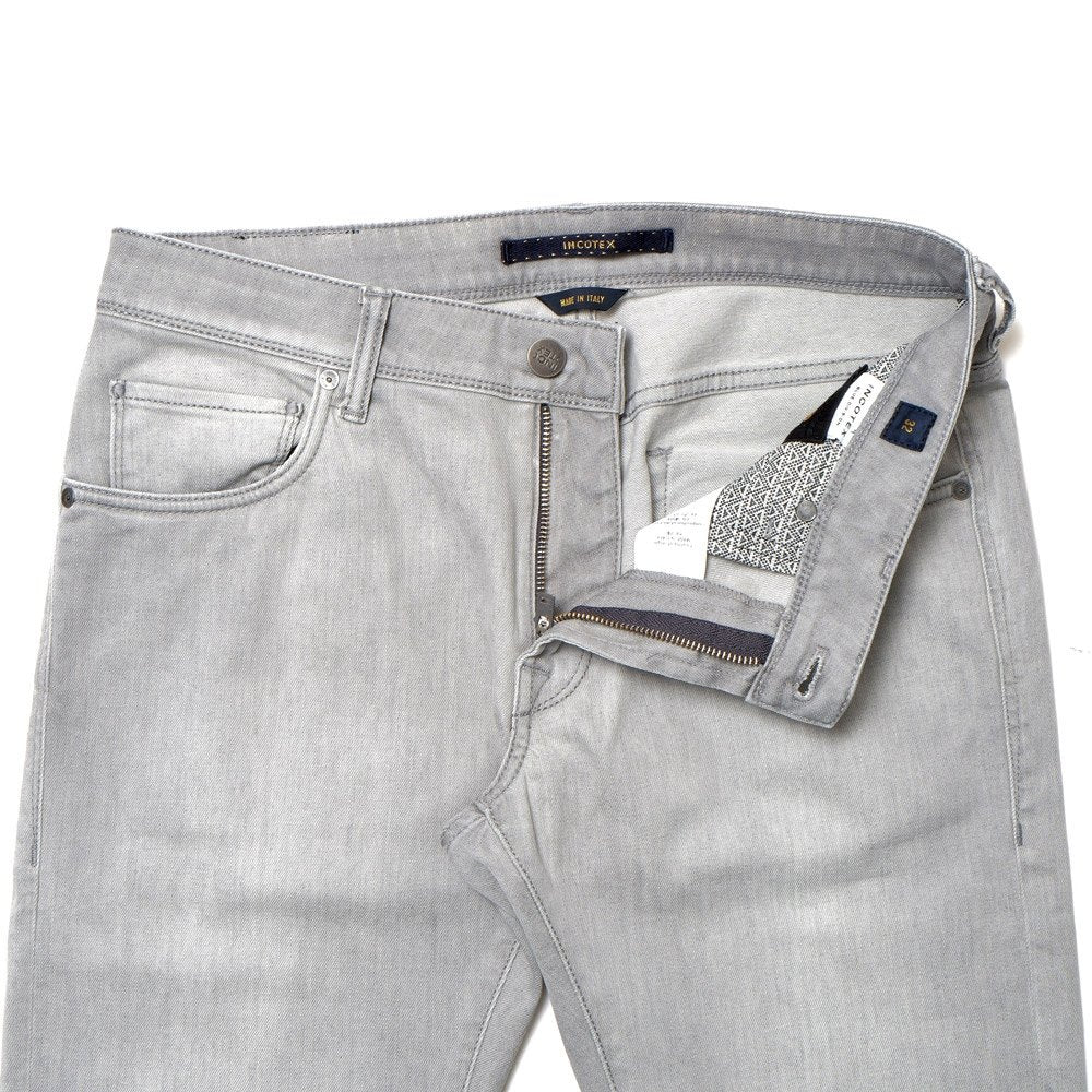 INCOTEX BLUE DIVISION(インコテックス ブルーディヴィジョン) Slim Fit ヴィンテージウォッシュスリムテーパードストレッチデニム 407-81577