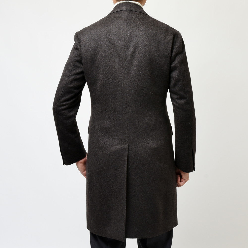 guji(グジ) カシミアフランネルソリッドチェスターフィールドコート(MADE BY RING JACKET / LoroPianaファブリック使用)【秋/冬】