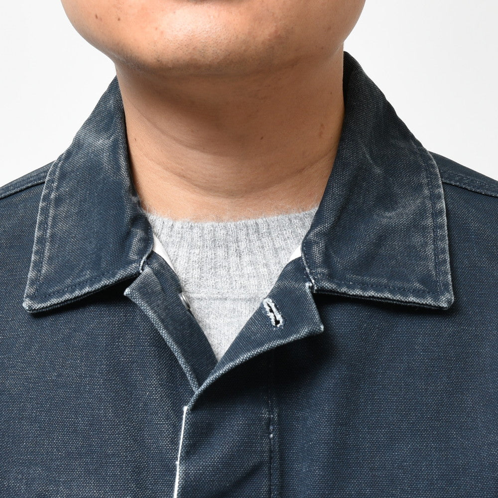 STONE ISLAND(ストーンアイランド) MARINA コーティングコットンキャンバスオーバーシャツ 7915109X4