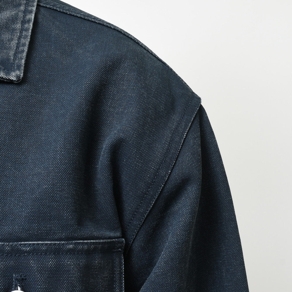 STONE ISLAND(ストーンアイランド) MARINA コーティングコットンキャンバスオーバーシャツ 7915109X4