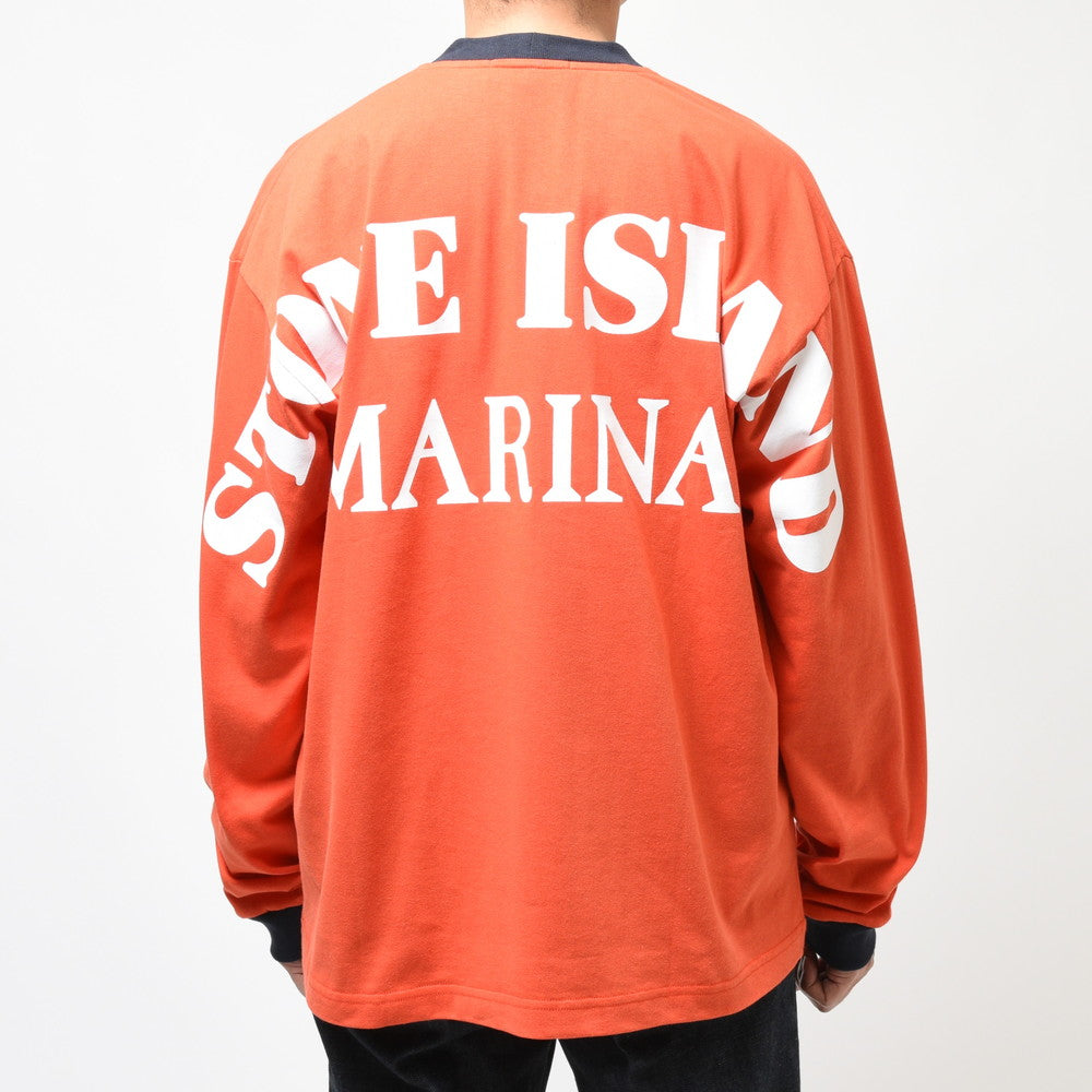 STONE ISLAND(ストーンアイランド) MARINA コットンジャージクルーネックL/Sロゴカットソー 7915224X3