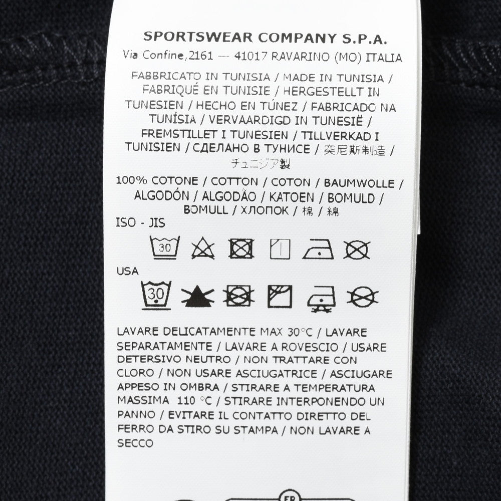 STONE ISLAND(ストーンアイランド) MARINA コットンジャージクルーネックL/Sロゴカットソー 7915224X3