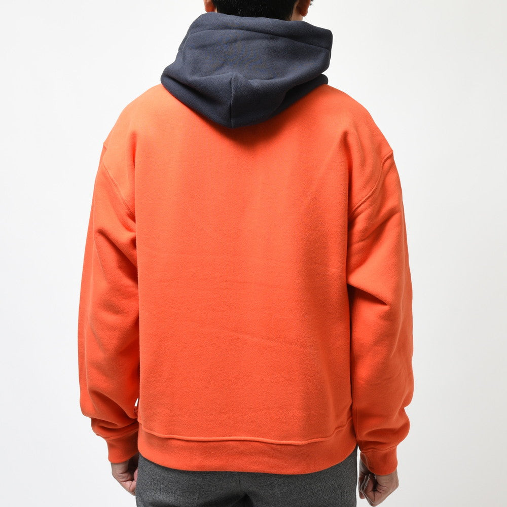 STONE ISLAND(ストーンアイランド) MARINA コットンスウェットバイカラーフーディ 7915651X6