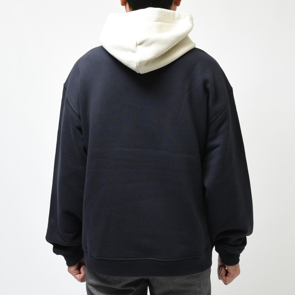 STONE ISLAND(ストーンアイランド) MARINA コットンスウェットバイカラーフーディ 7915651X6