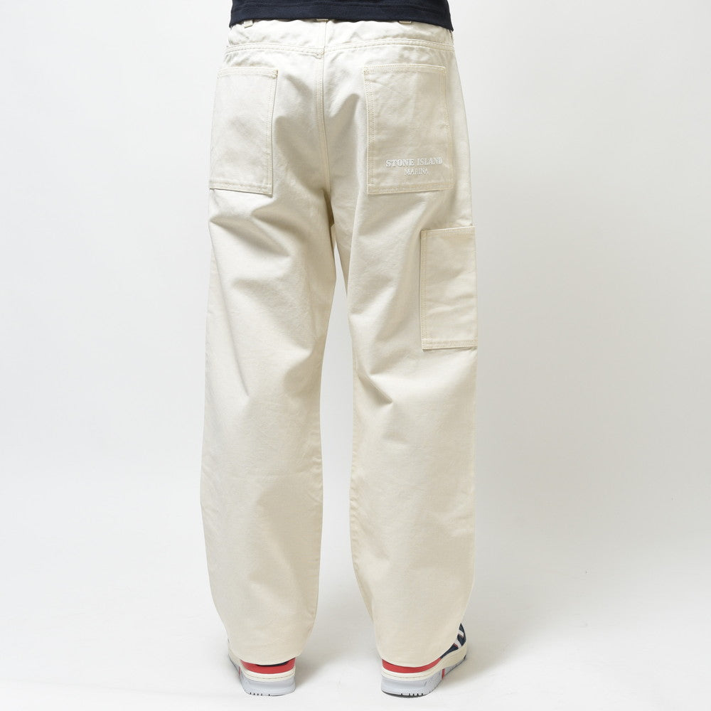 STONE ISLAND(ストーンアイランド) MARINA コーティングコットンキャンバスワークパンツ 7915325X4