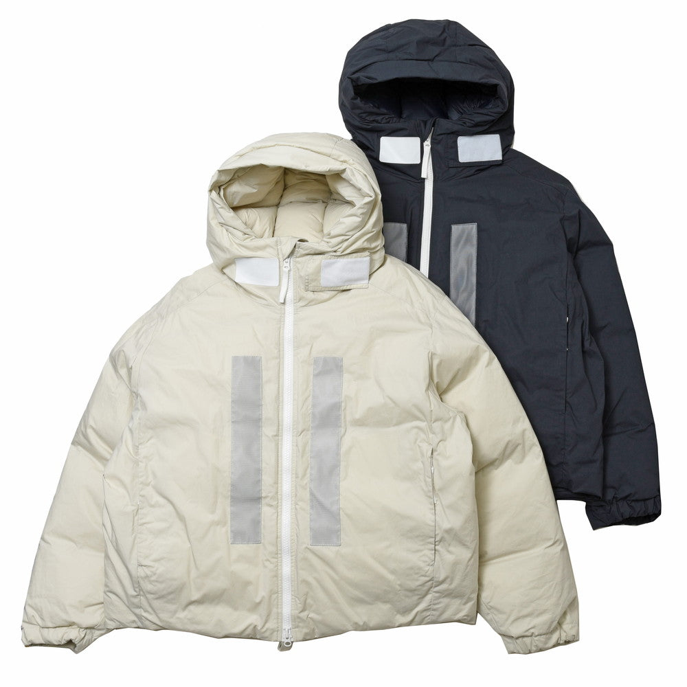 STONE ISLAND(ストーンアイランド) MARINA ワックスコーティングコットンポプリンフーデッドダウンジャケット 7915424X2