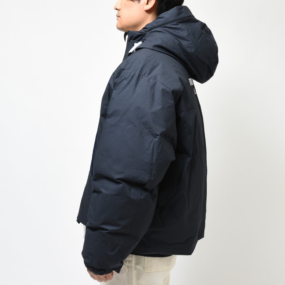 STONE ISLAND(ストーンアイランド) MARINA ワックスコーティングコットンポプリンフーデッドダウンジャケット 7915424X2