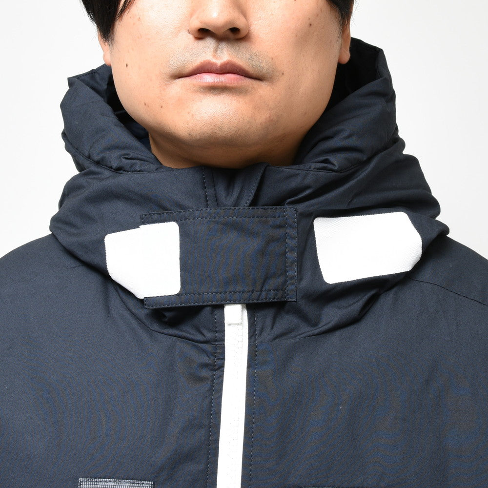 STONE ISLAND(ストーンアイランド) MARINA ワックスコーティングコットンポプリンフーデッドダウンジャケット 7915424X2