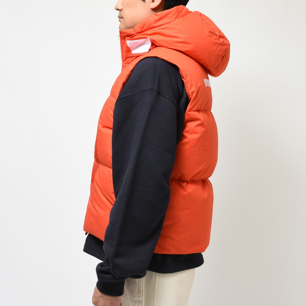 STONE ISLAND(ストーンアイランド) MARINA ワックスコーティングコットンポプリンダウンベスト 7915G09X2