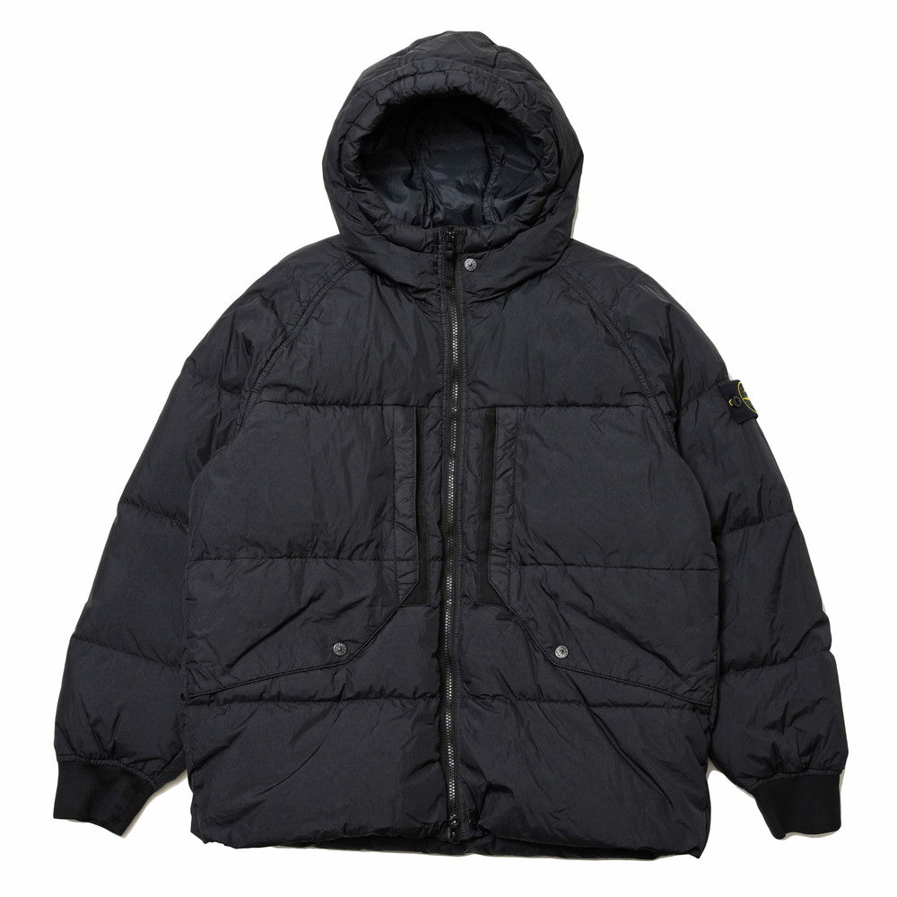 STONE ISLAND(ストーンアイランド) ガーメントダイナイロンレップスフーデッドダウンジャケット 791540723