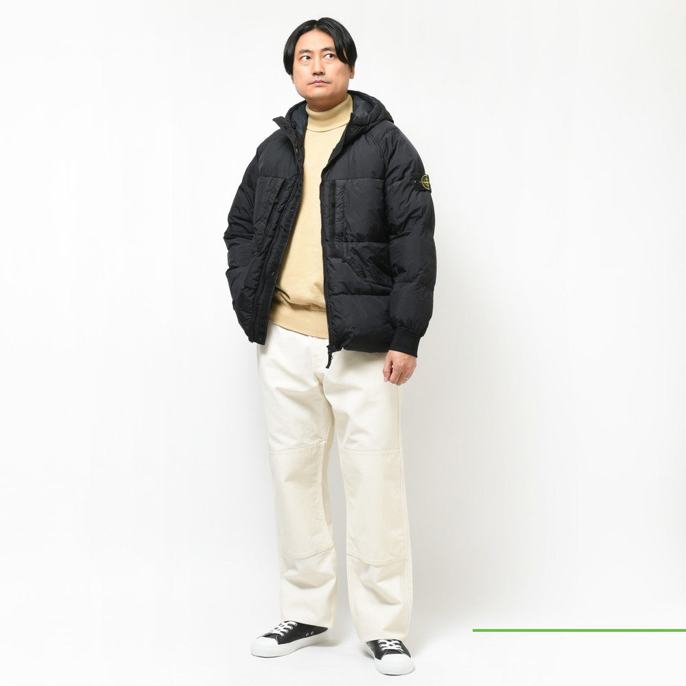 STONE ISLAND(ストーンアイランド) ガーメントダイナイロンレップスフーデッドダウンジャケット 791540723