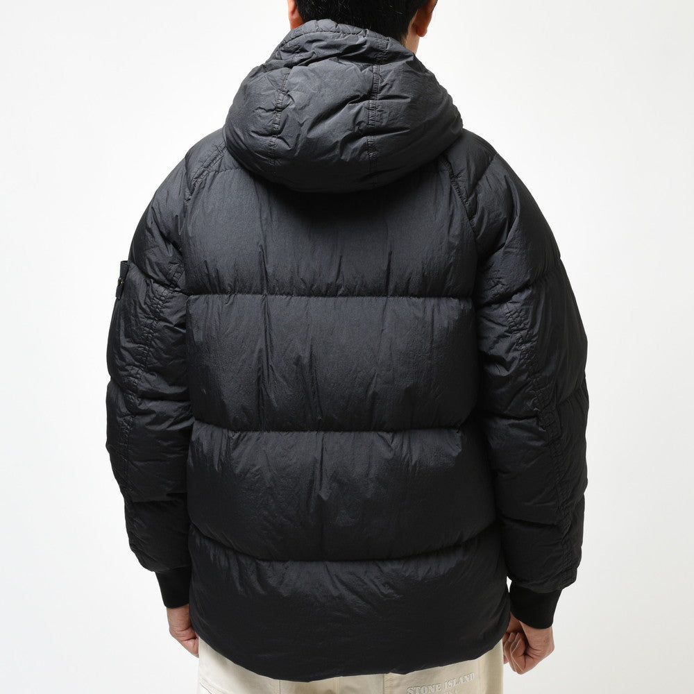 STONE ISLAND(ストーンアイランド) ガーメントダイナイロンレップスフーデッドダウンジャケット 791540723