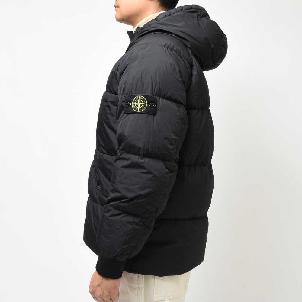 STONE ISLAND(ストーンアイランド) ガーメントダイナイロンレップスフーデッドダウンジャケット 791540723