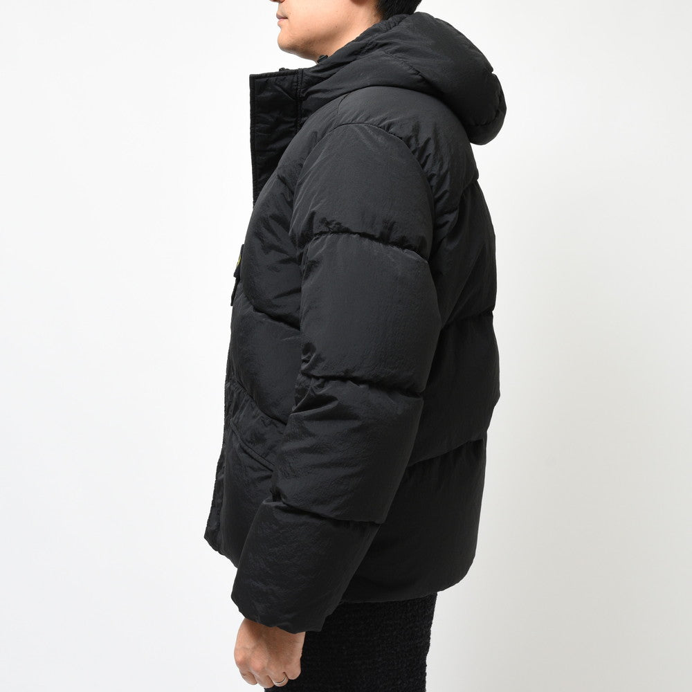 STONE ISLAND(ストーンアイランド) ナイロンメタルリバーシブルフーディダウンジャケット 791542719