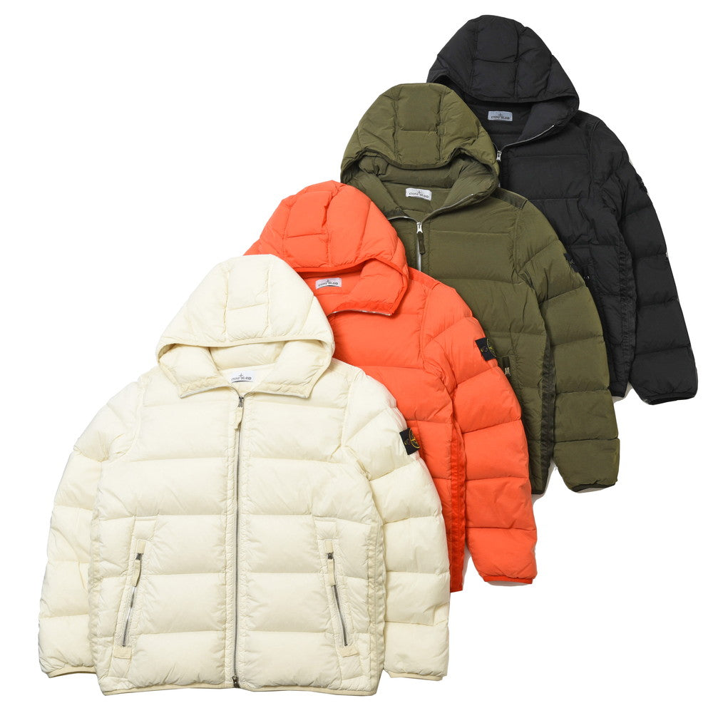 STONE ISLAND(ストーンアイランド) ナイロンストレッチフーデッドダウンジャケット 791543728