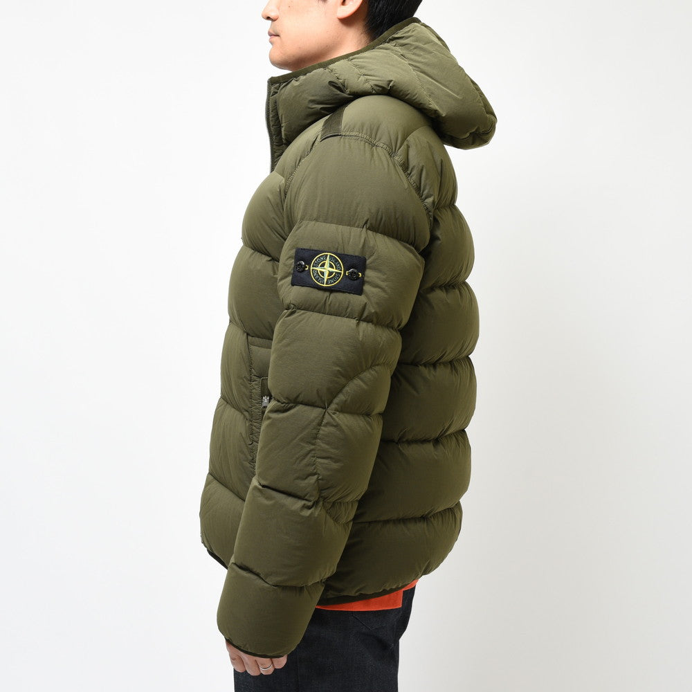 STONE ISLAND(ストーンアイランド) ナイロンストレッチフーデッドダウンジャケット 791543728