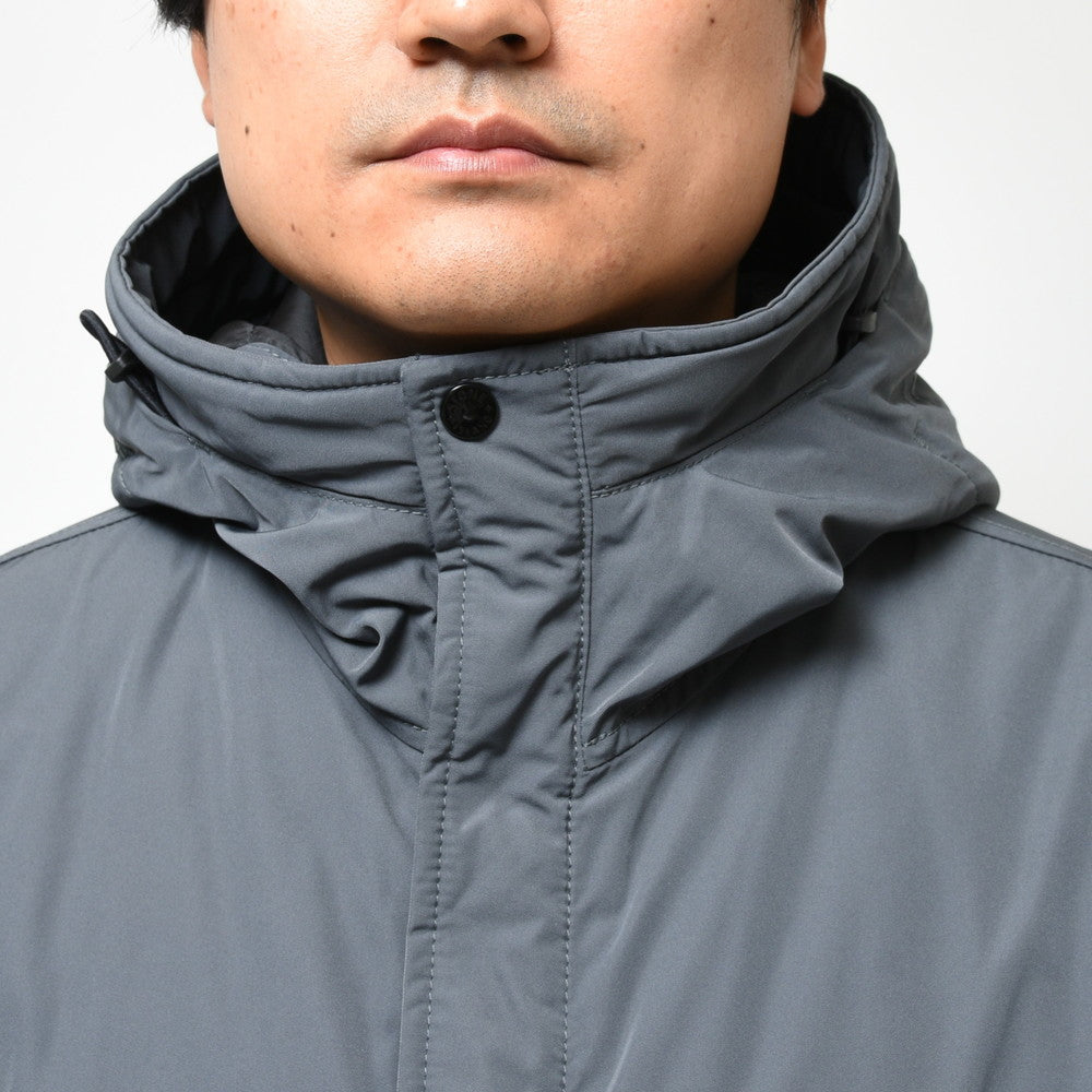 STONE ISLAND(ストーンアイランド) ポリエステルマイクロツイルパデッドフーディブルゾン 791541826