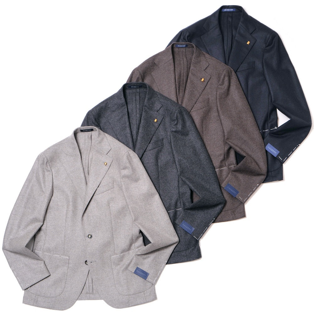 LATORRE(ラトーレ) ウールカシミアフランネル2Bジャケット 214-81746