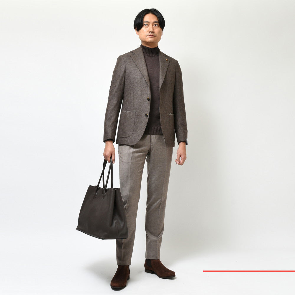 LATORRE(ラトーレ) ウールカシミアフランネル2Bジャケット 214-81746