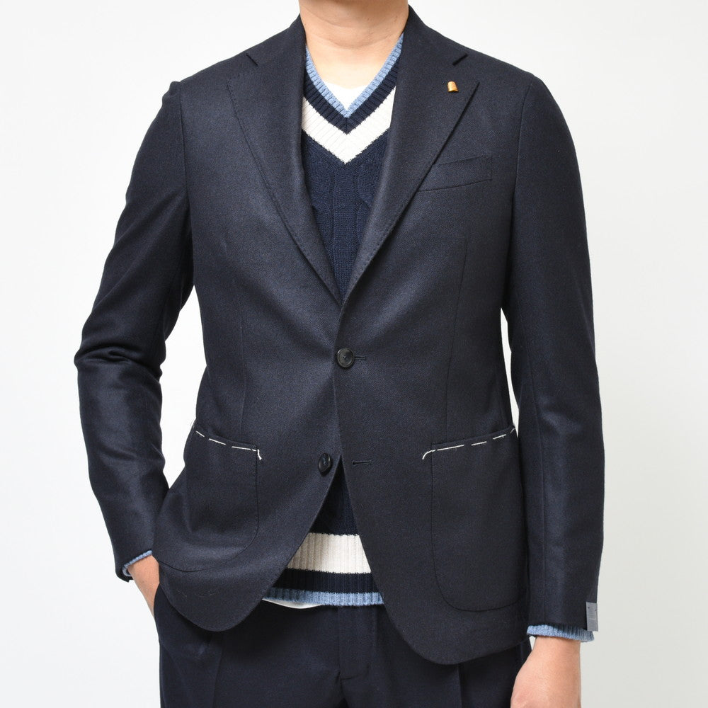 LATORRE(ラトーレ) ウールカシミアフランネル2Bジャケット 214-81746