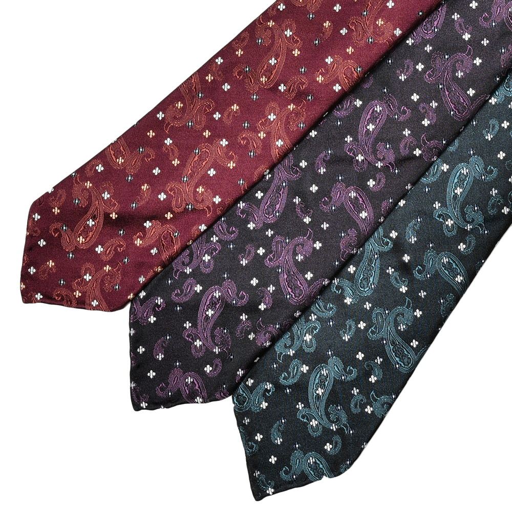 TIE YOUR TIE(タイ ユア タイ) シルクジャガードペイズリーセッテピエゲタイ MA4549