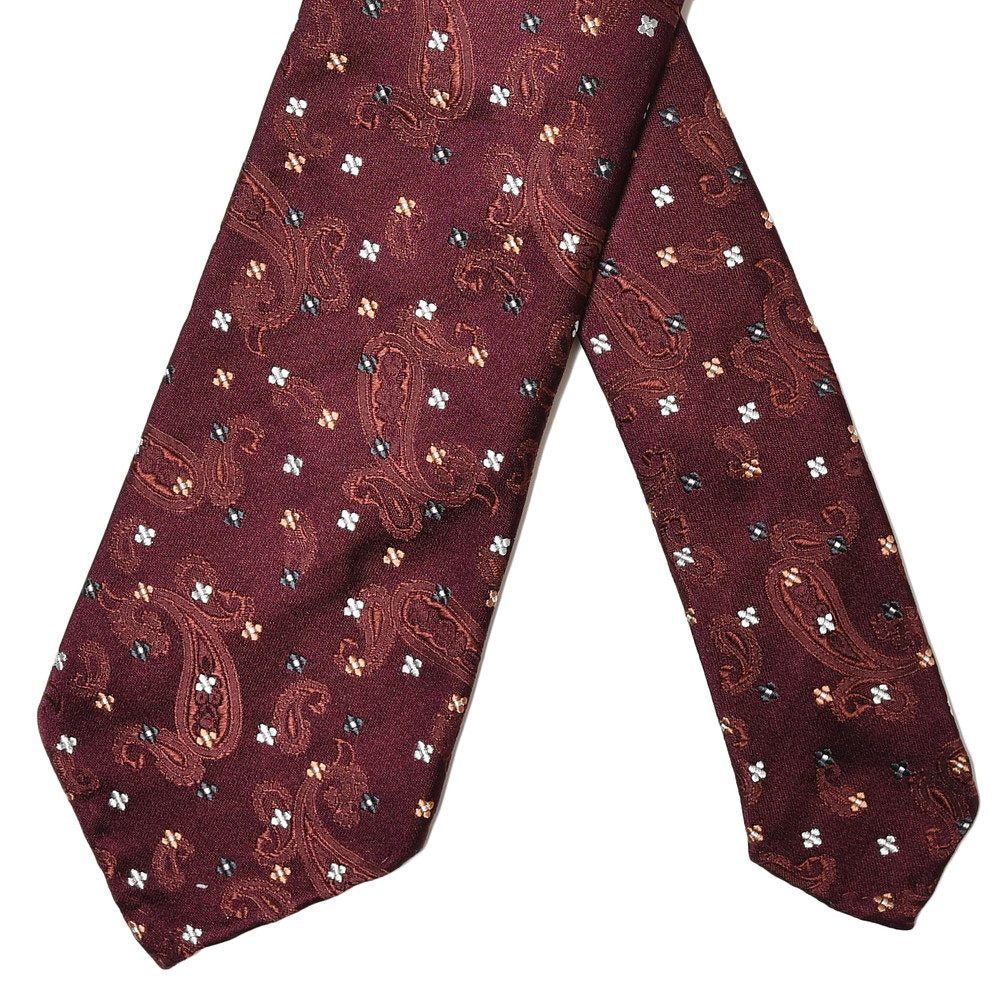 TIE YOUR TIE(タイ ユア タイ) シルクジャガードペイズリーセッテピエゲタイ MA4549