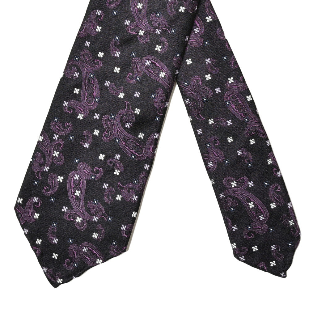 TIE YOUR TIE(タイ ユア タイ) シルクジャガードペイズリーセッテピエゲタイ MA4549