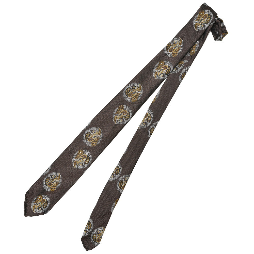 TIE YOUR TIE(タイ ユア タイ) シルクジャガードサークルペイズリーセッテピエゲタイ VE1975