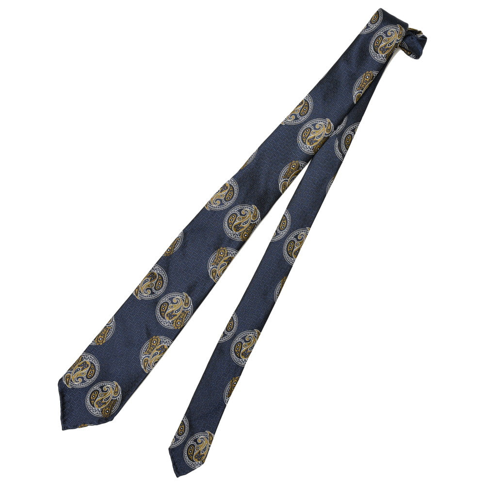 TIE YOUR TIE(タイ ユア タイ) シルクジャガードサークルペイズリーセッテピエゲタイ VE1975