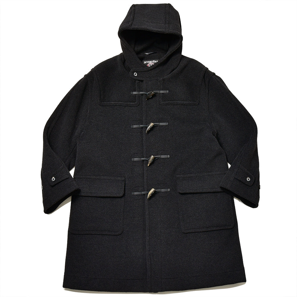 INVERTERE インバーティア Joshua Ellis ジョシュアエリス ウール ヘリンボーン ダッフルコート RELAX FIT