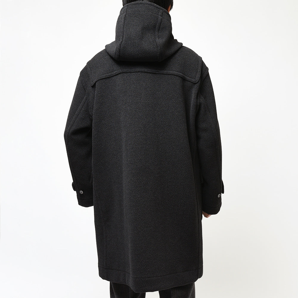 INVERTERE インバーティア Joshua Ellis ジョシュアエリス ウール ヘリンボーン ダッフルコート RELAX FIT